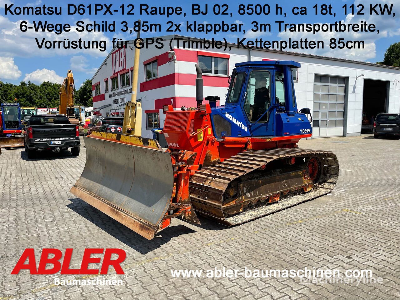 Komatsu D61PX-12 Raupe 6-Wege Vorrüstung GPS 3m Transportbreite bulldozer