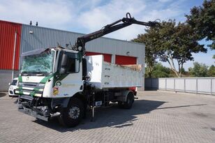 DAF CF75-310 / MANUAL / CRANAB XL-425 / TIPPER / STEEL STEEL / EURO- grúa móvil siniestrada