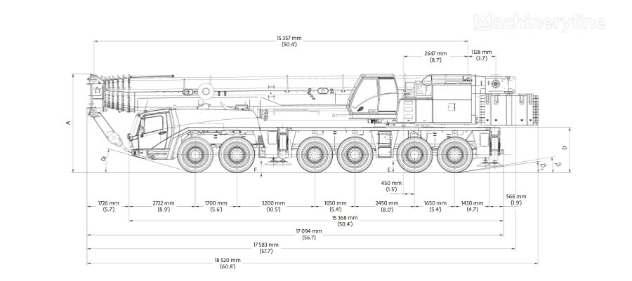 Grove GMK 6300 L grúa móvil