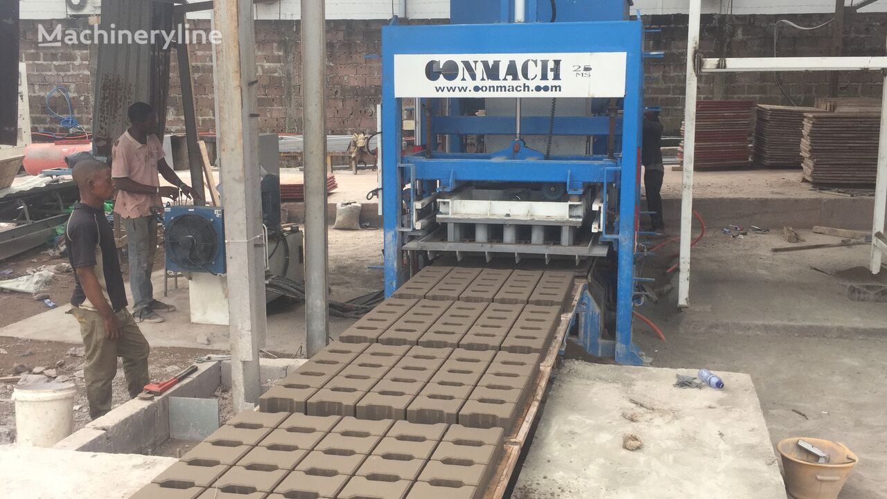 Conmach BlockKing-25FSS Concrete Block Making Machine-10.000 units/shift máquina para fabricar bloques de hormigón nueva