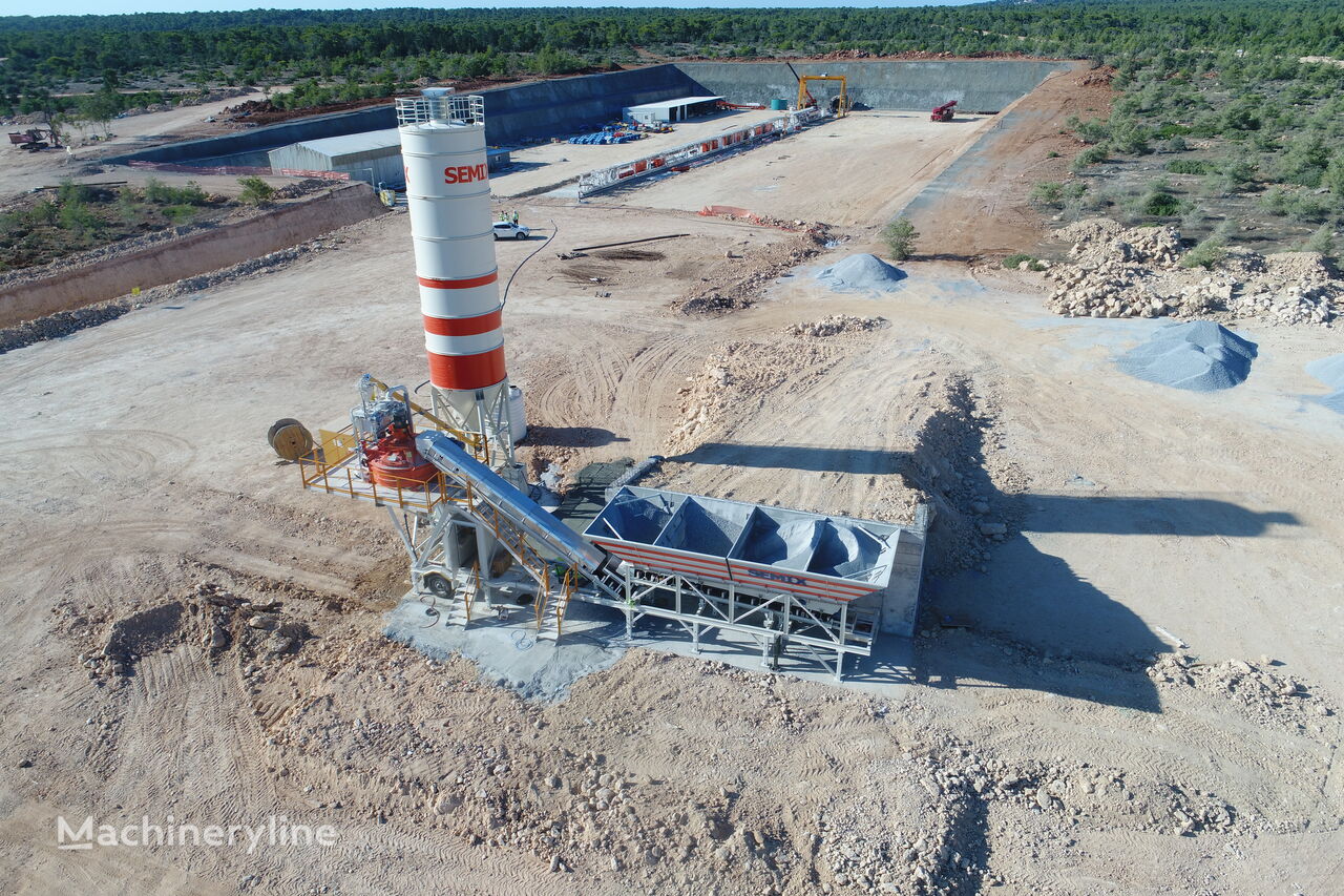 Semix CENTRALE À BÉTON MOBILE 60 S4 planta de hormigón nueva