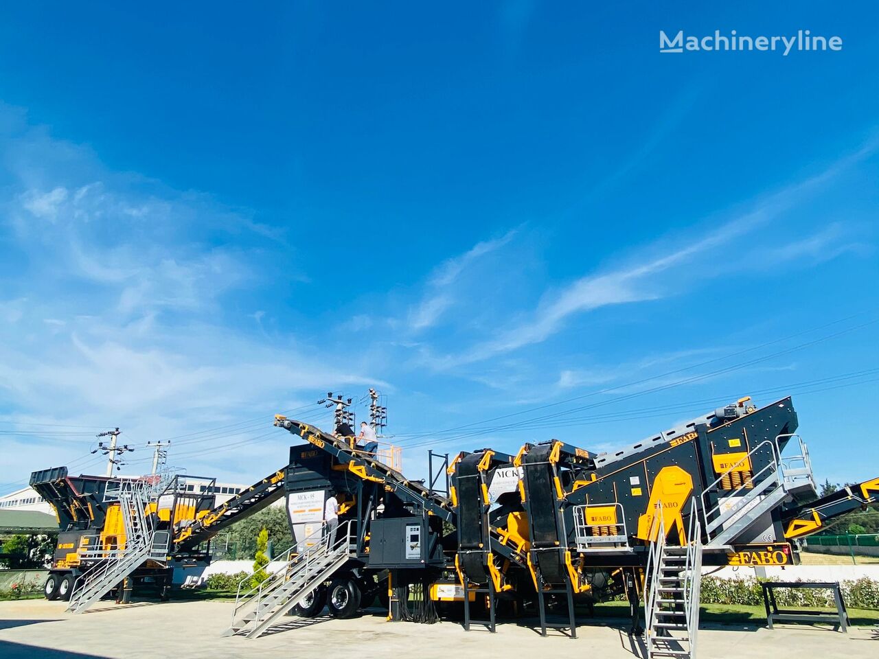 FABO MCK-95 MOBILE CRUSHING & SCREENING PLANT FOR HARDSTONE trituradora de mandíbula nueva