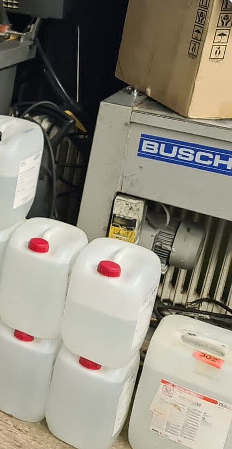 Busch máquina para fabricar planchas de impresión